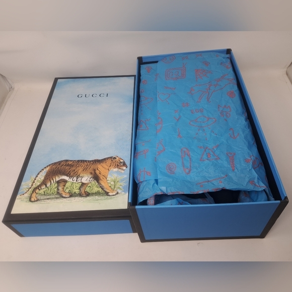 NWT Gucci Women's  Slides Sandals Ghost Hamlet Skull Red Calfskin 429360 6 US - Picture 2 of 14